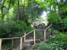 Naabtalradweg  Treppe